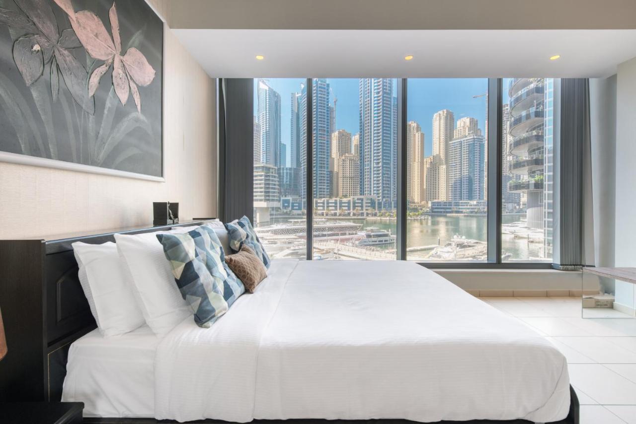 Maison Privee - Big, Bright, Luxury Marina Views Apt Next To Beach Dubai Eksteriør billede