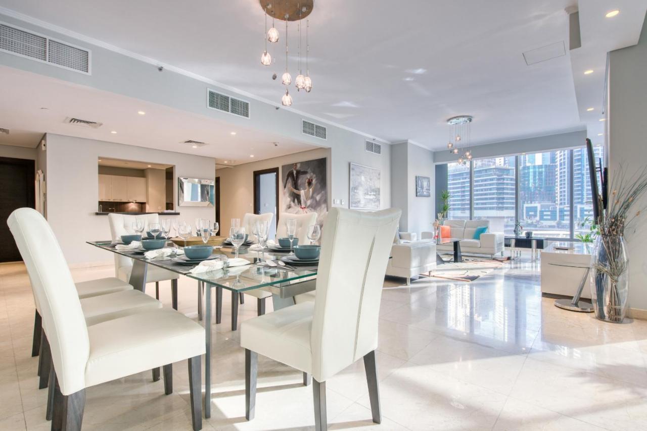 Maison Privee - Big, Bright, Luxury Marina Views Apt Next To Beach Dubai Eksteriør billede