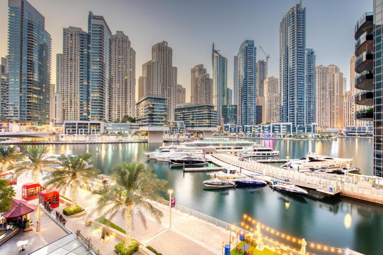 Maison Privee - Big, Bright, Luxury Marina Views Apt Next To Beach Dubai Eksteriør billede