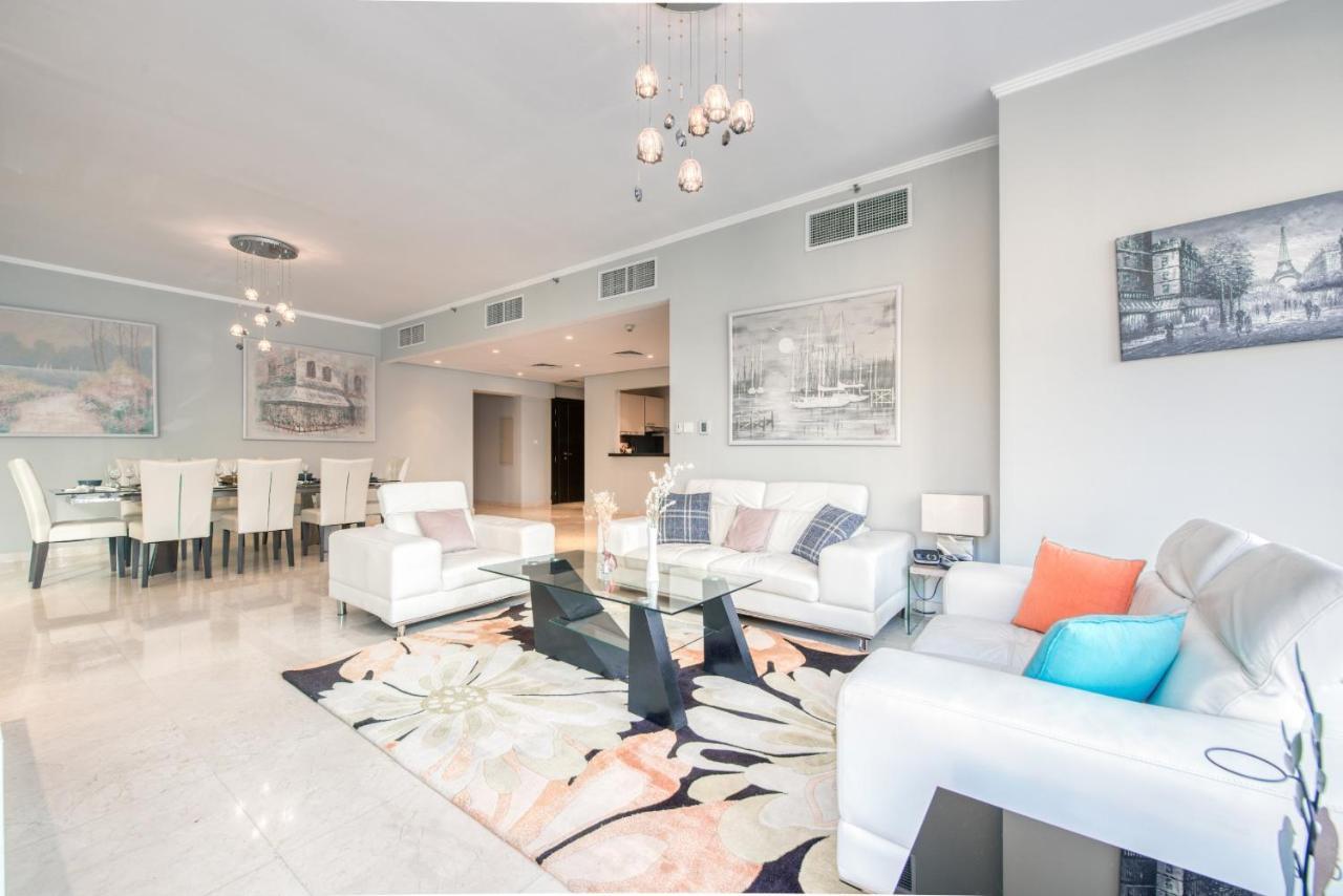 Maison Privee - Big, Bright, Luxury Marina Views Apt Next To Beach Dubai Eksteriør billede