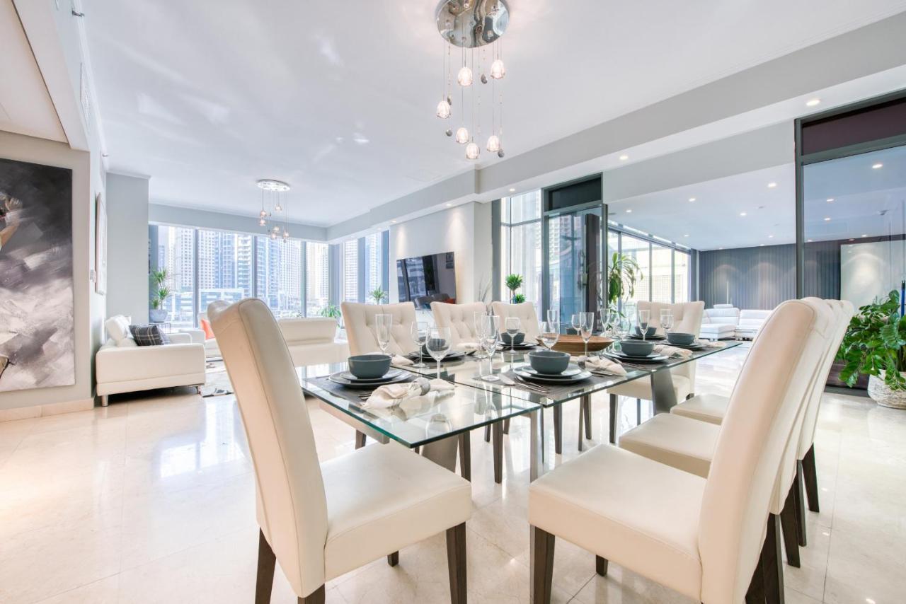 Maison Privee - Big, Bright, Luxury Marina Views Apt Next To Beach Dubai Eksteriør billede