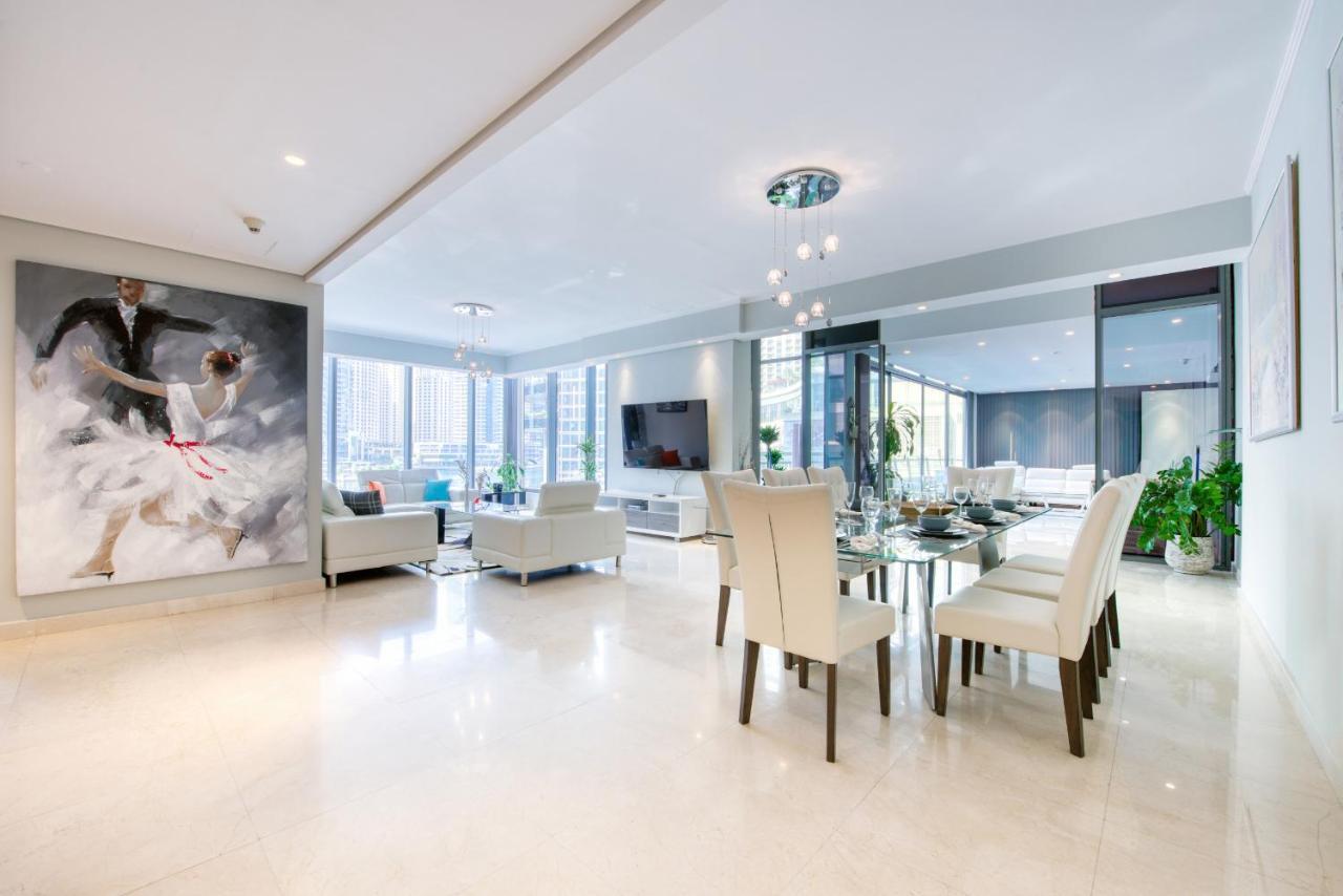 Maison Privee - Big, Bright, Luxury Marina Views Apt Next To Beach Dubai Eksteriør billede