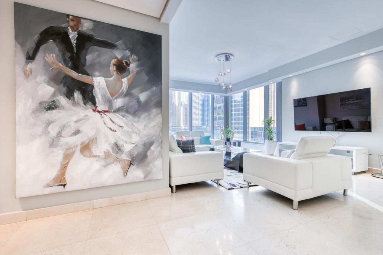 Maison Privee - Big, Bright, Luxury Marina Views Apt Next To Beach Dubai Eksteriør billede