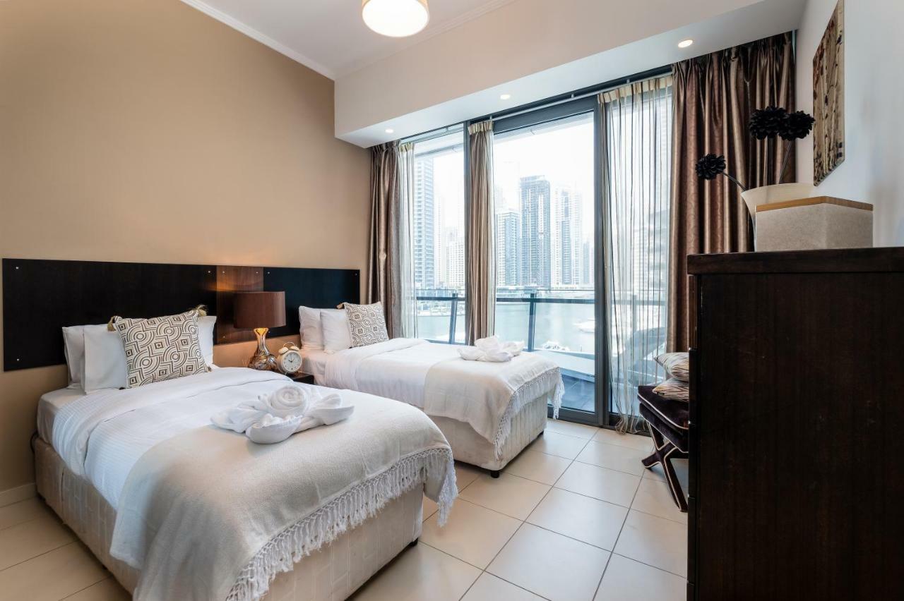 Maison Privee - Big, Bright, Luxury Marina Views Apt Next To Beach Dubai Eksteriør billede