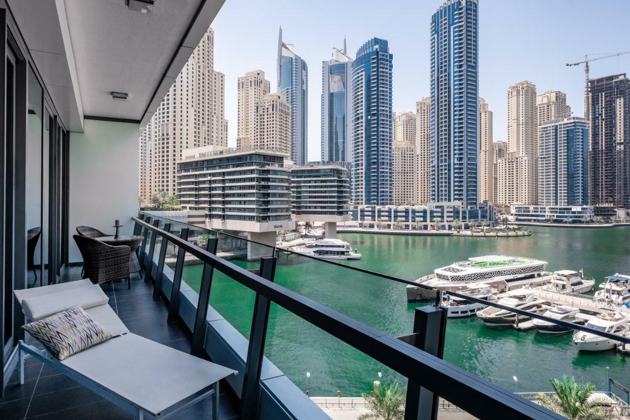 Maison Privee - Big, Bright, Luxury Marina Views Apt Next To Beach Dubai Eksteriør billede